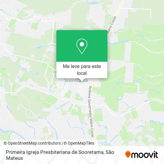 Primeira Igreja Presbiteriana de Sooretama mapa