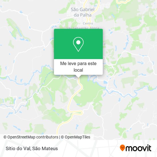 Sítio do Val mapa