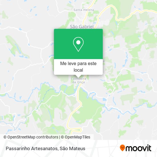 Passarinho Artesanatos mapa