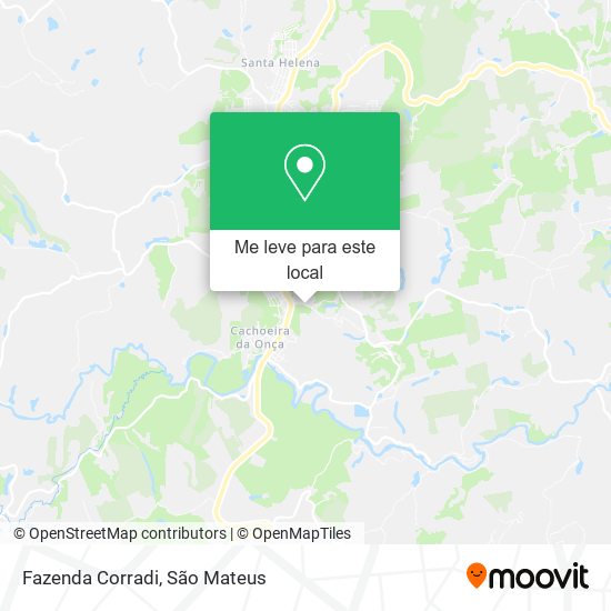 Fazenda Corradi mapa