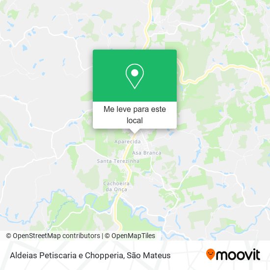 Aldeias Petiscaria e Chopperia mapa