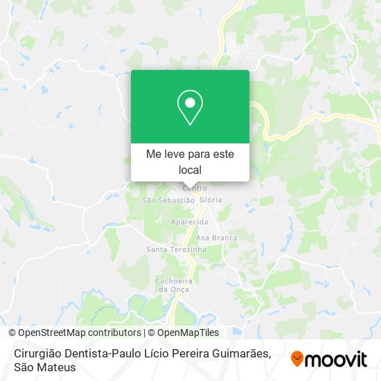 Cirurgião Dentista-Paulo Lício Pereira Guimarães mapa