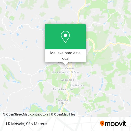 J R Móveis mapa