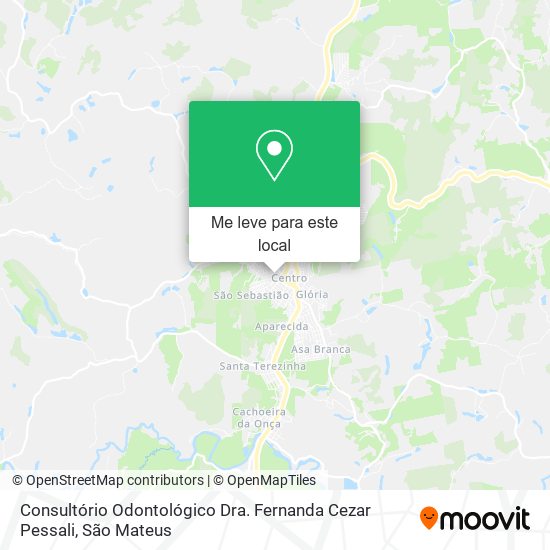 Consultório Odontológico Dra. Fernanda Cezar Pessali mapa