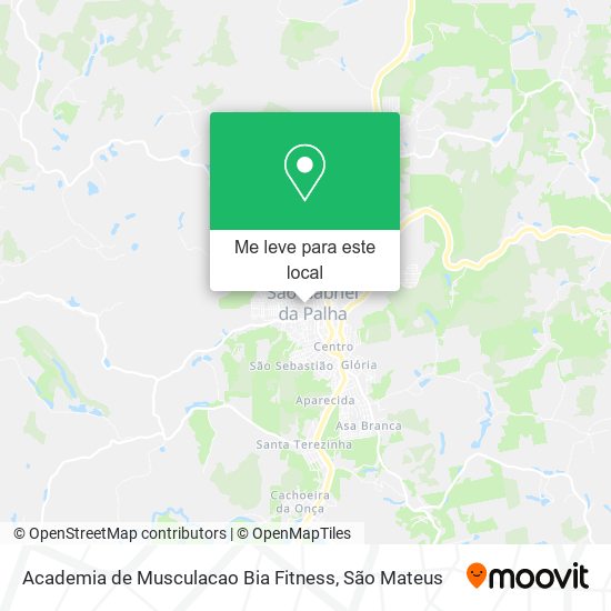 Academia de Musculacao Bia Fitness mapa
