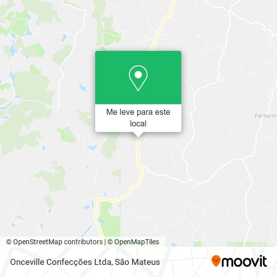 Onceville Confecções Ltda mapa