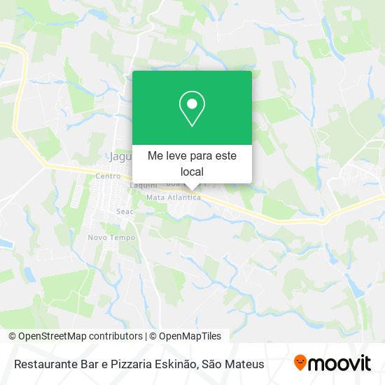 Restaurante Bar e Pizzaria Eskinão mapa