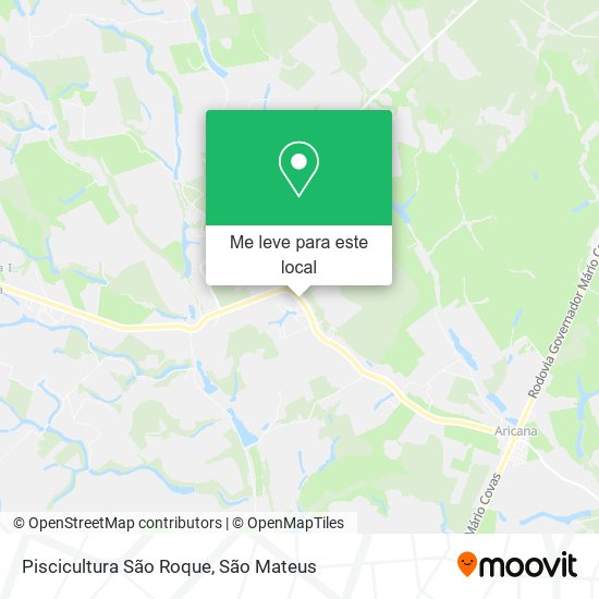 Piscicultura São Roque mapa