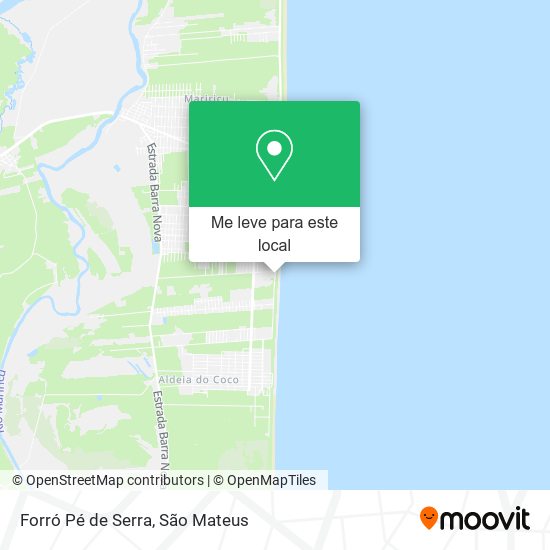 Forró Pé de Serra mapa