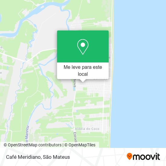 Café Meridiano mapa