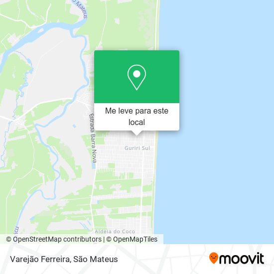 Varejão Ferreira mapa