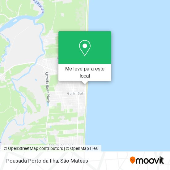 Pousada Porto da Ilha mapa