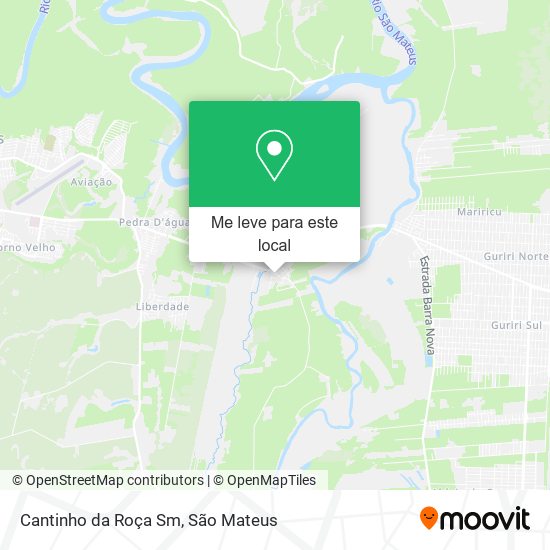 Cantinho da Roça Sm mapa
