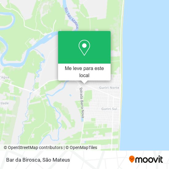 Bar da Birosca mapa
