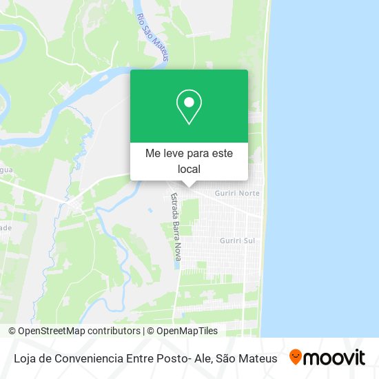 Loja de Conveniencia Entre Posto- Ale mapa