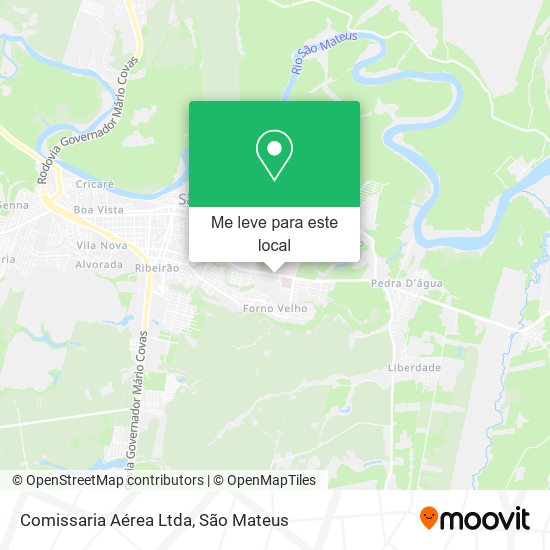 Comissaria Aérea Ltda mapa