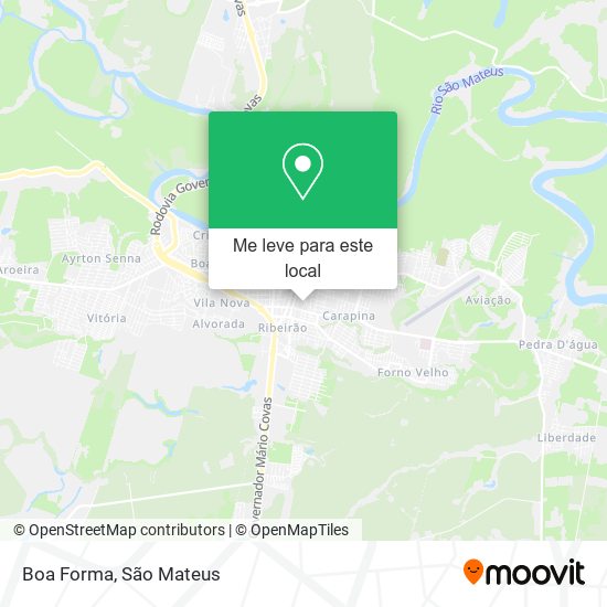 Boa Forma mapa