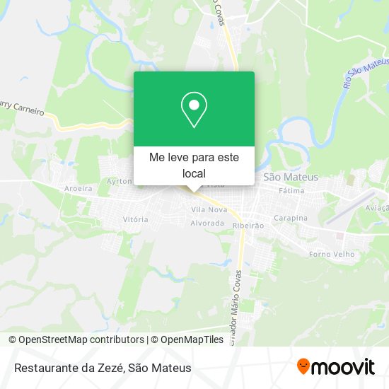 Restaurante da Zezé mapa