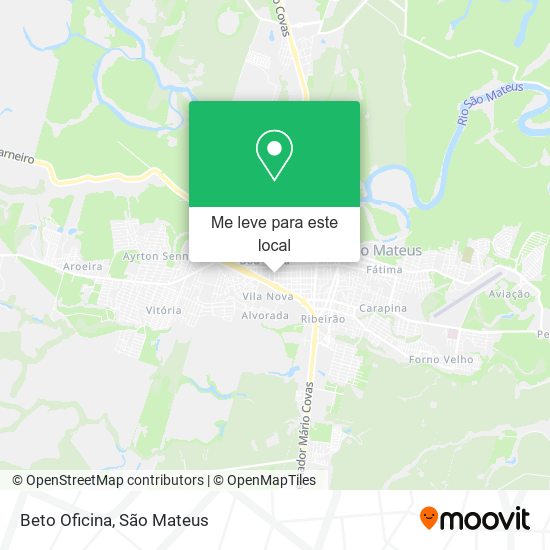Beto Oficina mapa