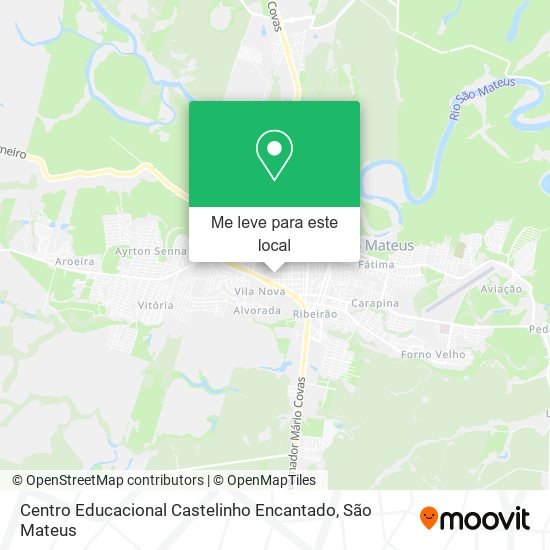 Centro Educacional Castelinho Encantado mapa