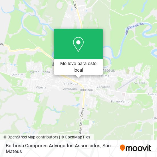 Barbosa Campores Advogados Associados mapa