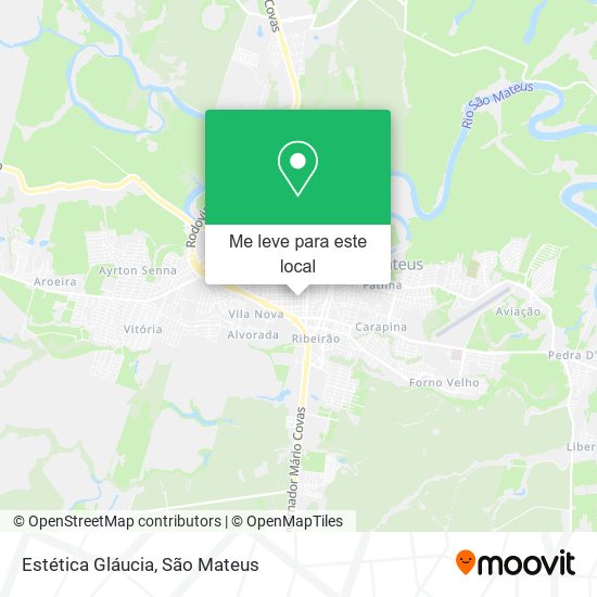Estética Gláucia mapa