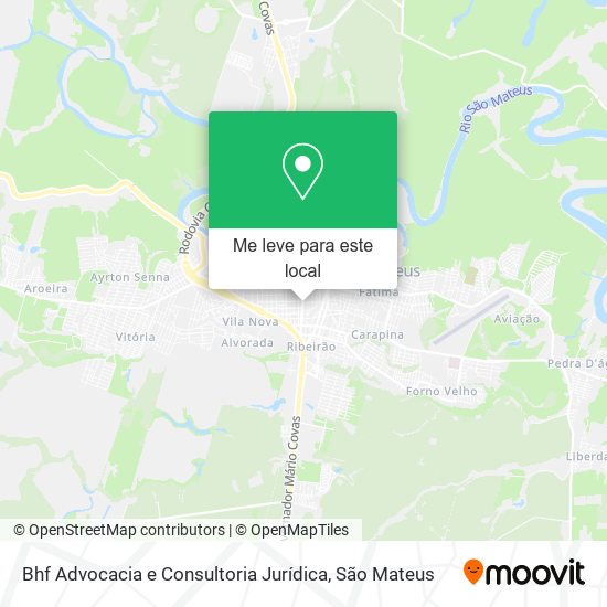 Bhf Advocacia e Consultoria Jurídica mapa