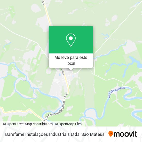 Barefame Instalações Industriais Ltda mapa