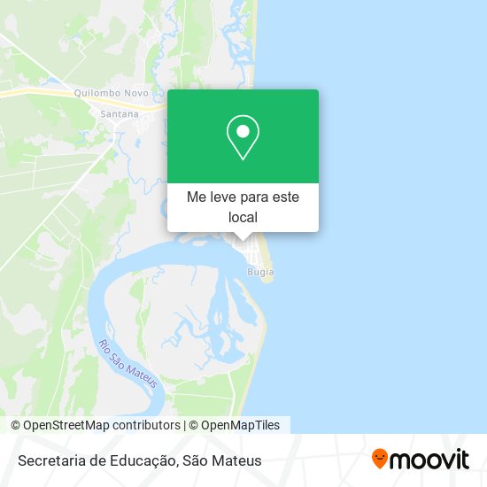 Secretaria de Educação mapa