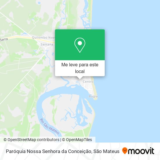 Paróquia Nossa Senhora da Conceição mapa