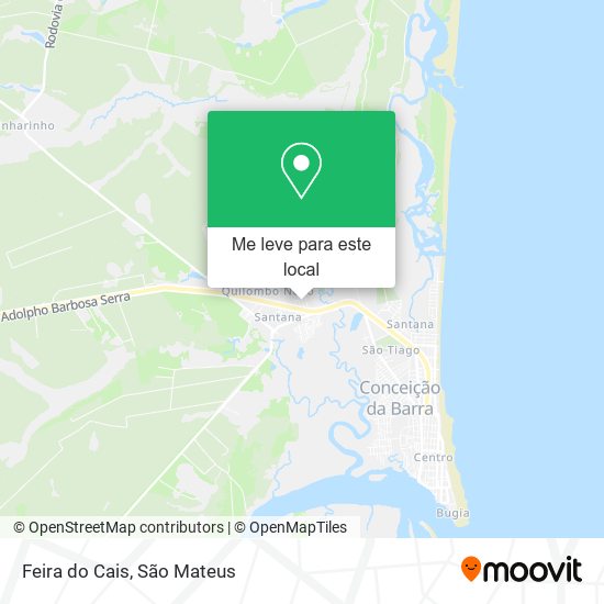 Feira do Cais mapa