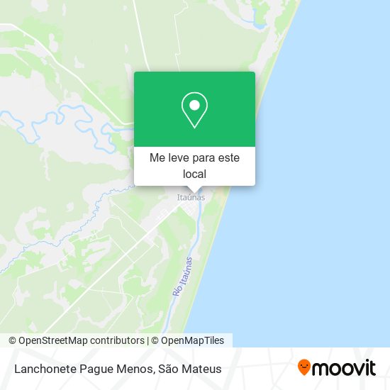 Lanchonete Pague Menos mapa
