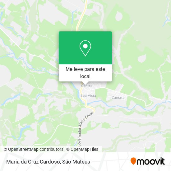 Maria da Cruz Cardoso mapa