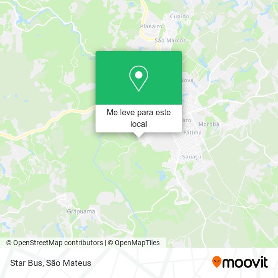 Star Bus mapa
