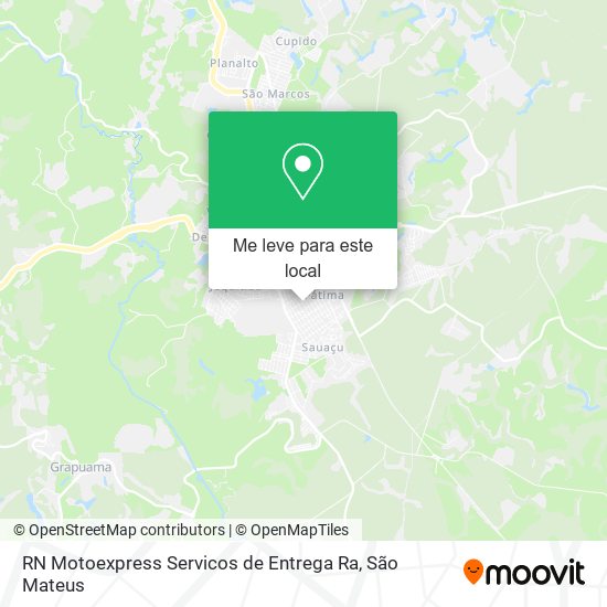 RN Motoexpress Servicos de Entrega Ra mapa