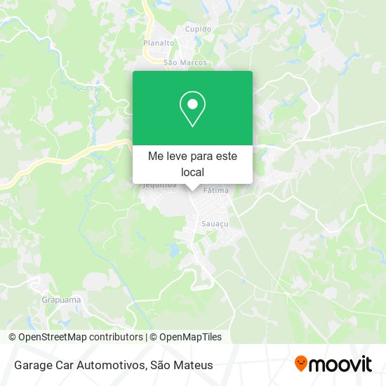 Garage Car Automotivos mapa