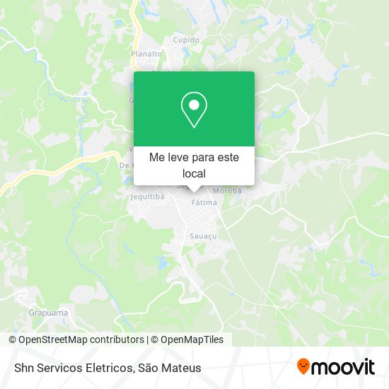 Shn Servicos Eletricos mapa