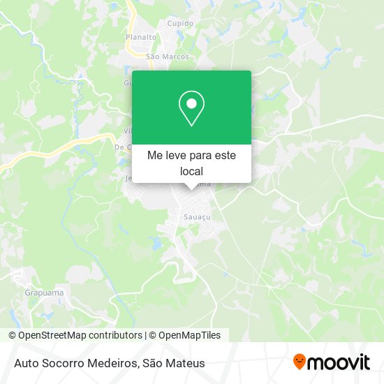 Auto Socorro Medeiros mapa