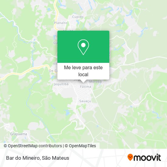 Bar do Mineiro mapa