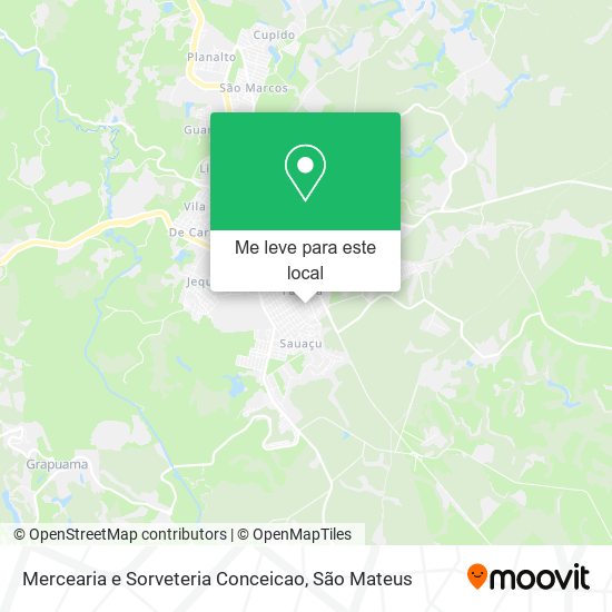 Mercearia e Sorveteria Conceicao mapa