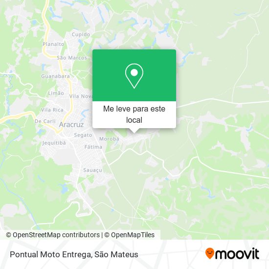 Pontual Moto Entrega mapa