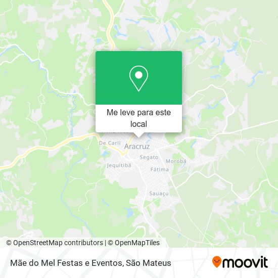 Mãe do Mel Festas e Eventos mapa