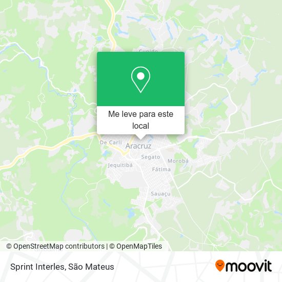 Sprint Interles mapa