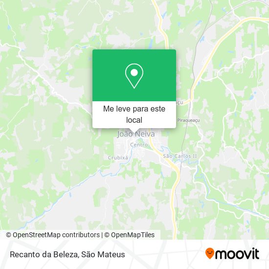 Recanto da Beleza mapa