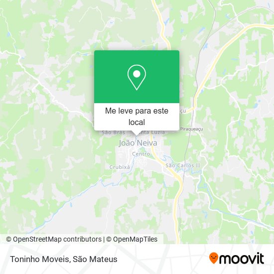 Toninho Moveis mapa