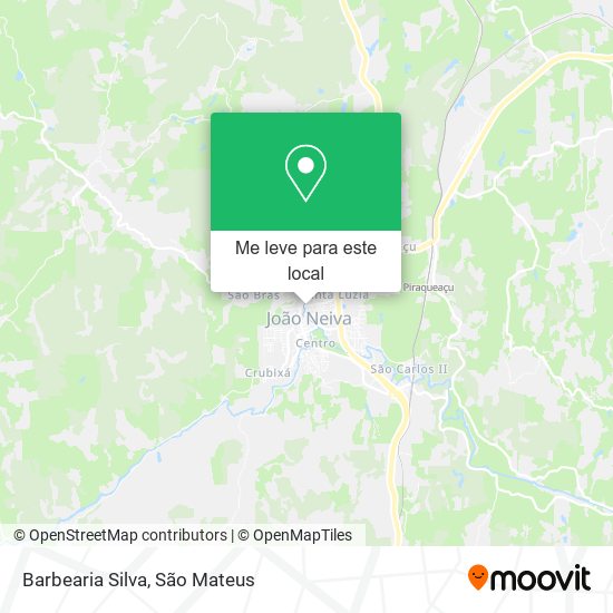 Barbearia Silva mapa