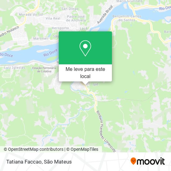 Tatiana Faccao mapa