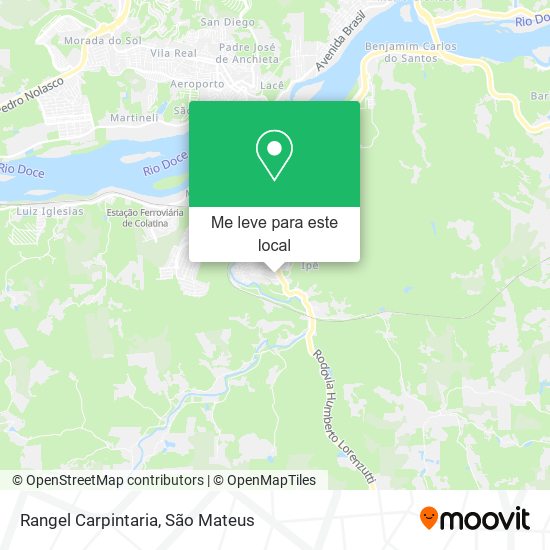 Rangel Carpintaria mapa
