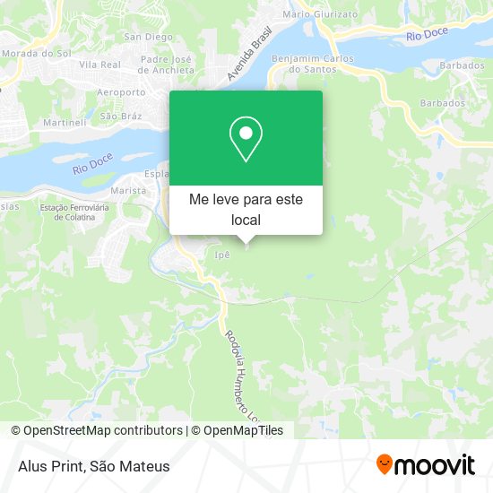 Alus Print mapa