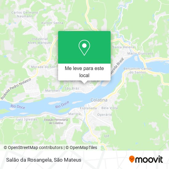 Salão da Rosangela mapa